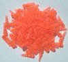 100 19mm Acrylic Dragonfly Bodies - Fluorescent Orange